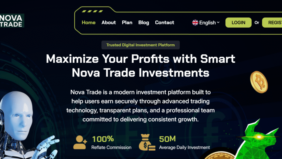 Novvatradeai — отзывы, анализ брокера в 2025 году, можно ли доверять?