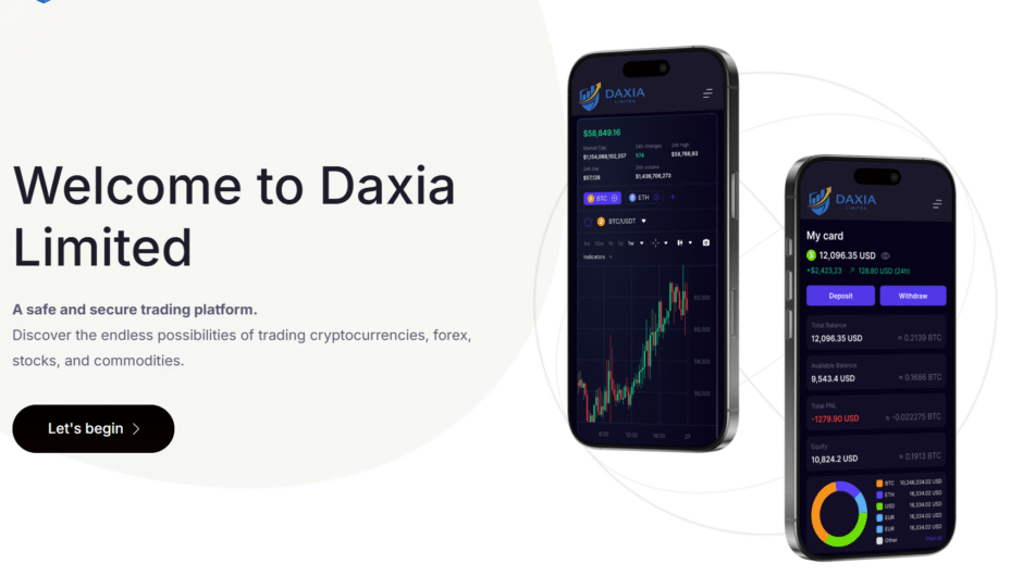 Daxia Limited daxialimited.com — Отзывы, детальный обзор, вывод средств и торговые условия 2026